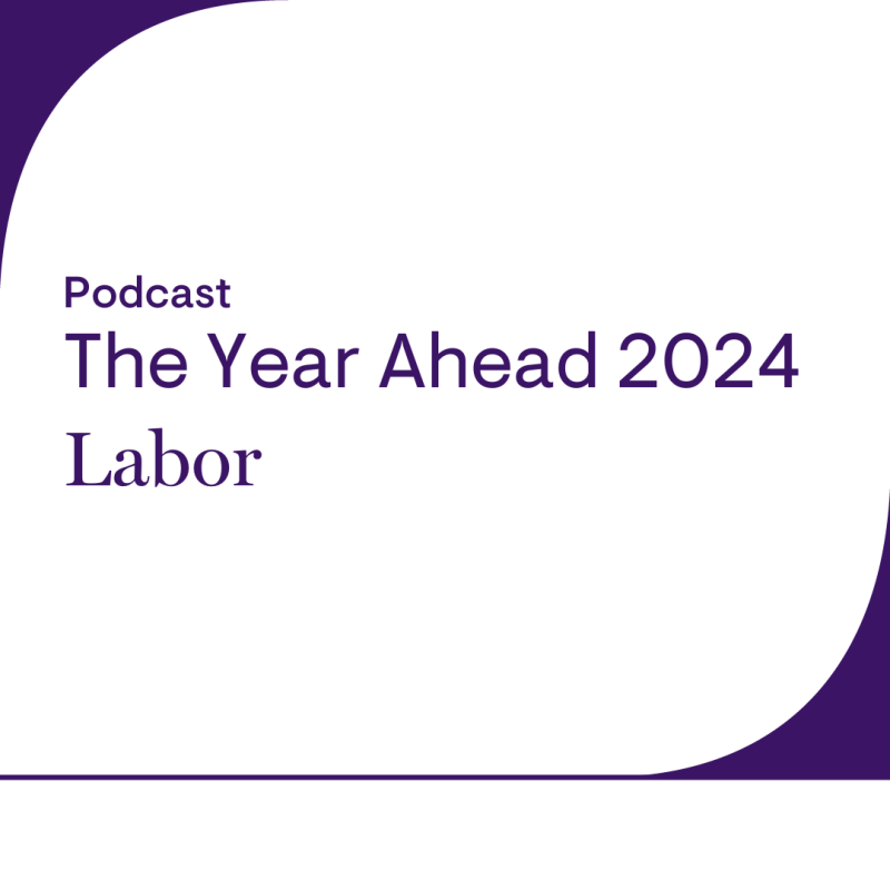 The Year Ahead 2024 Labor Jackson Lewis   Podcast   Labor 